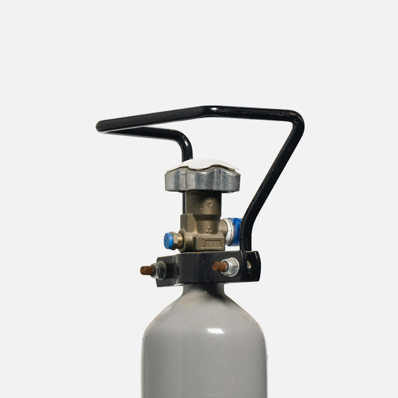 2 kg gas CO² aquarium lang staal