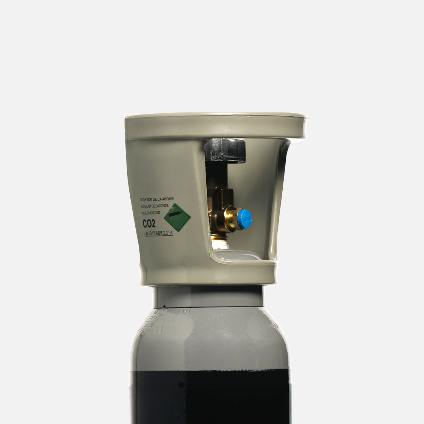 2 kg gas CO² voeding staal kort