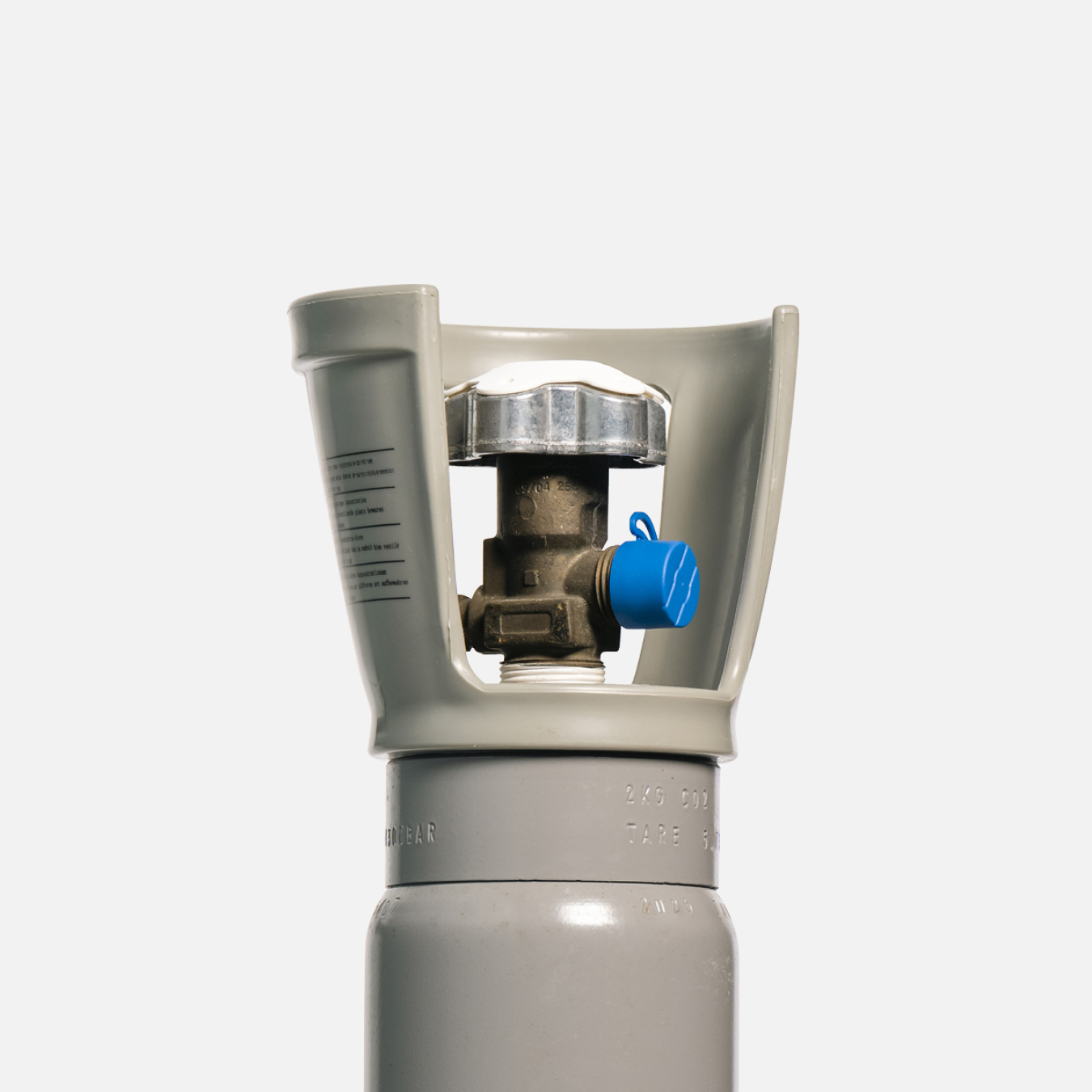 2 kg gas CO² voeding staal lang