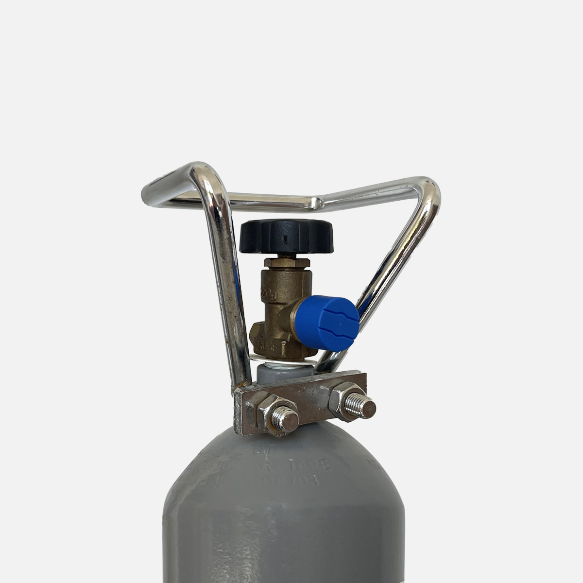 2 kg gas CO² aquarium kort staal